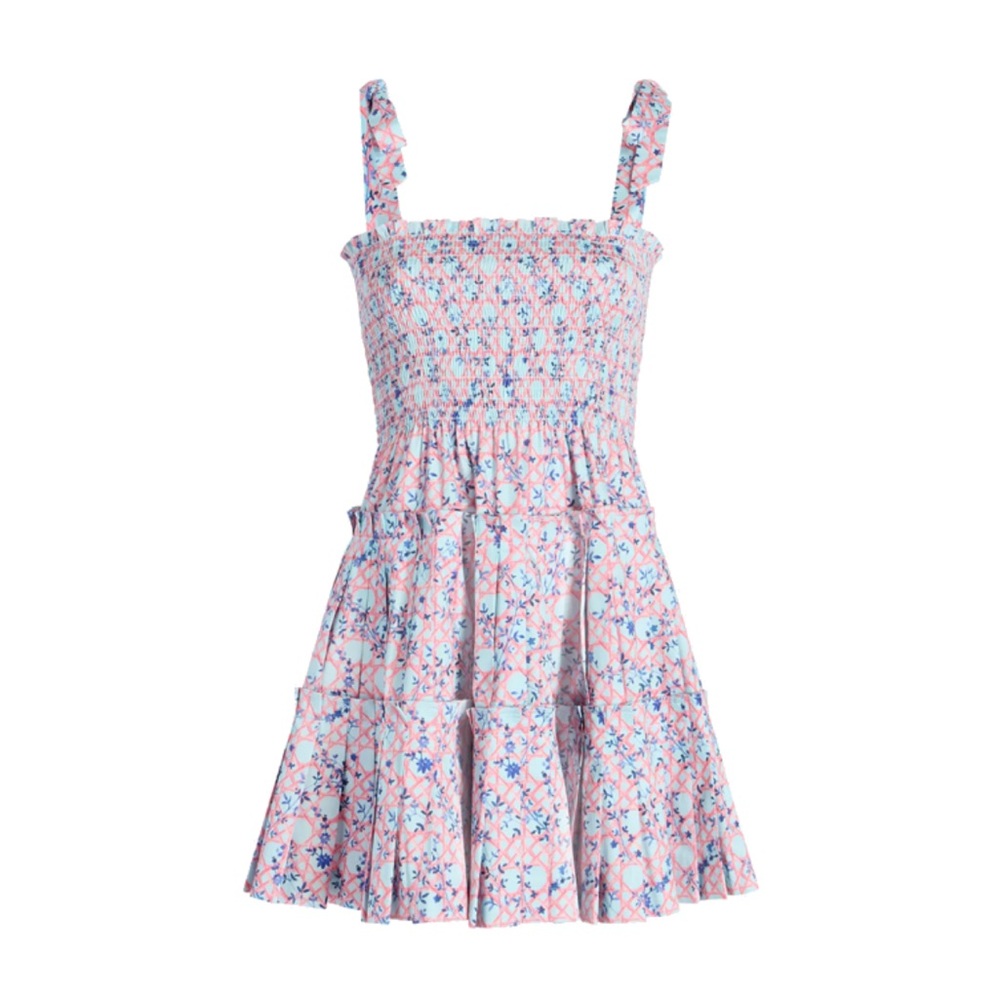 Hill House Home Ribbon Charlotte Nap Dress Pink Vine size Small - Picture 1 of 4